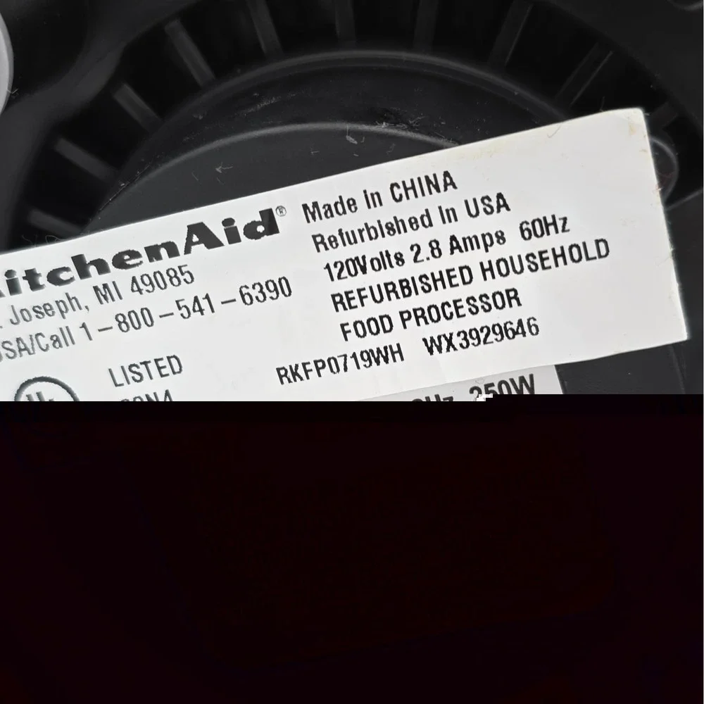 KitchenAid Food Processor Replacement MOTOR BASE PART KFP0719WH - NICE (WORKS!!)